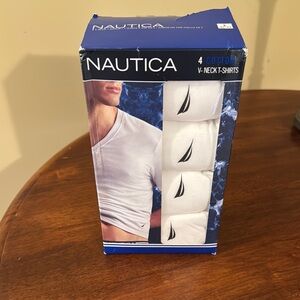 Nautica White Undershirts Premium Comfort